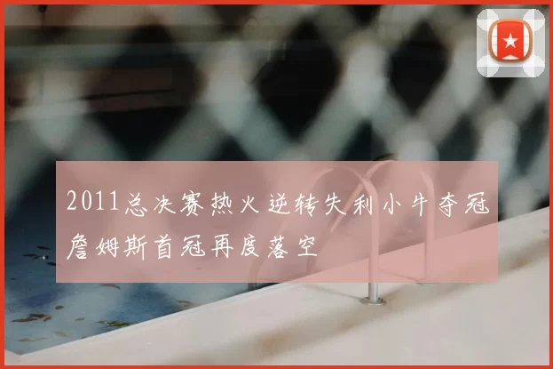 2011总决赛热火逆转失利小牛夺冠詹姆斯首冠再度落空